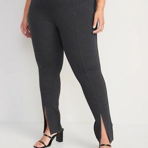 Extra High-Waisted Stevie Skinny Split-Hem Pants